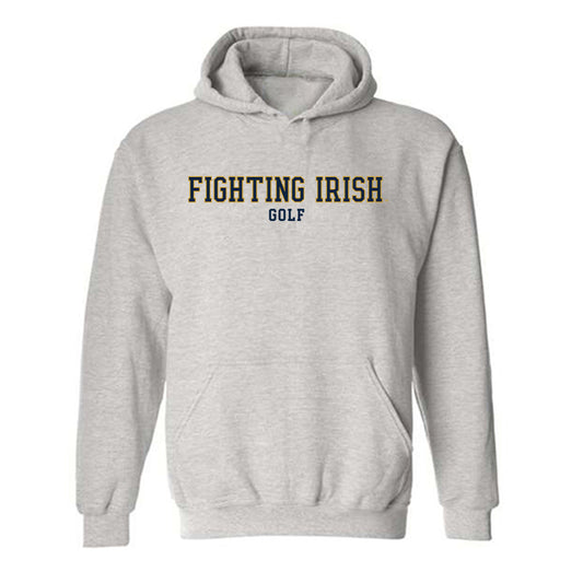 Notre Dame - NCAA Women's Golf : Alexsandra Lapple - Classic Fashion Shersey Hooded Sweatshirt-0