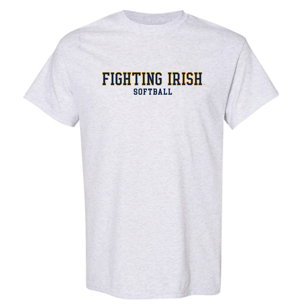 Notre Dame - NCAA Softball : Lily Hagan - Classic Fashion Shersey T-Shirt-0