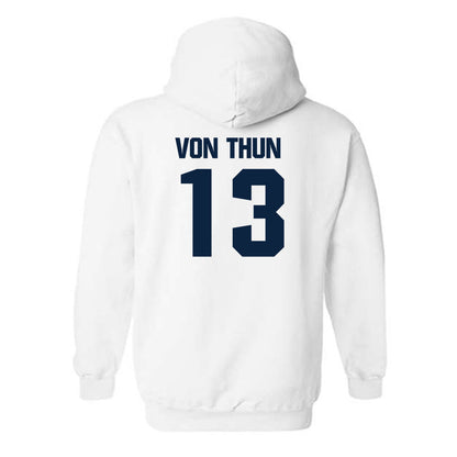 Notre Dame - NCAA Men's Soccer : Martin von Thun - Classic Fashion Shersey Hooded Sweatshirt-1