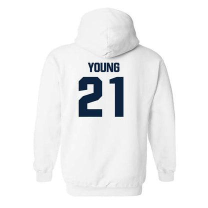 Notre Dame - NCAA Football : Kedren Young - Classic Fashion Shersey Hooded Sweatshirt-1