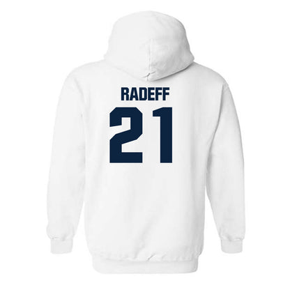 Notre Dame - NCAA Women's Volleyball : Mia Radeff - Classic Fashion Shersey Hooded Sweatshirt-1