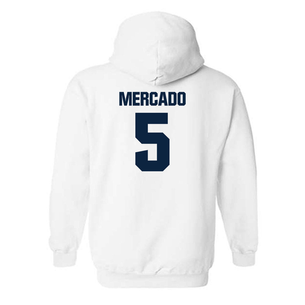Notre Dame - NCAA Women's Volleyball : Carla Mercado - Classic Fashion Shersey Hooded Sweatshirt-1