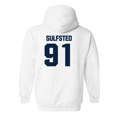 Notre Dame - NCAA Football : Gordy Sulfsted - Classic Fashion Shersey Hooded Sweatshirt-1