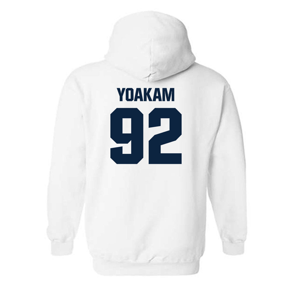 Notre Dame - NCAA Football : Zachary Yoakam - Classic Fashion Shersey Hooded Sweatshirt-1