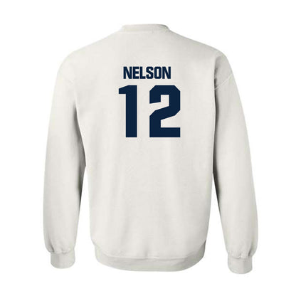 Notre Dame - NCAA Men's Ice Hockey : Henry Nelson - Classic Fashion Shersey Crewneck Sweatshirt
