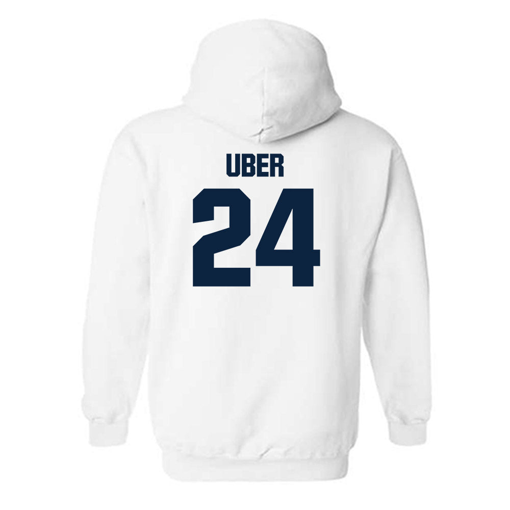Notre Dame - NCAA Baseball : Ty Uber - Classic Fashion Shersey Hooded Sweatshirt-1