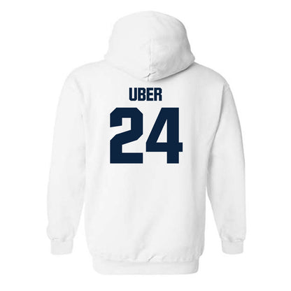 Notre Dame - NCAA Baseball : Ty Uber - Classic Fashion Shersey Hooded Sweatshirt-1