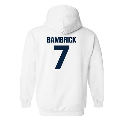 Notre Dame - NCAA Men's Lacrosse : Joey Bambrick - Classic Fashion Shersey Hooded Sweatshirt-1