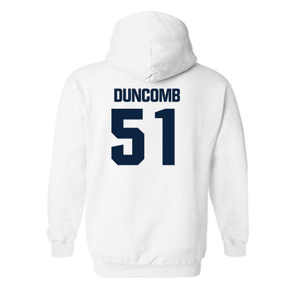 Notre Dame - NCAA Men's Basketball : Logan Duncomb - Classic Fashion Shersey Hooded Sweatshirt-1