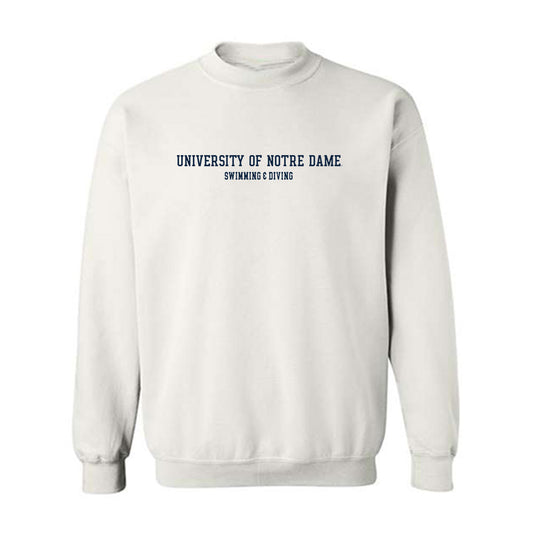 Notre Dame - NCAA Women's Swimming & Diving : Averie Hager - Classic Fashion Shersey Crewneck Sweatshirt-0