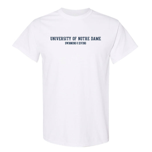Notre Dame - NCAA Men's Swimming & Diving : Zack Oswald - Classic Fashion Shersey T-Shirt-0