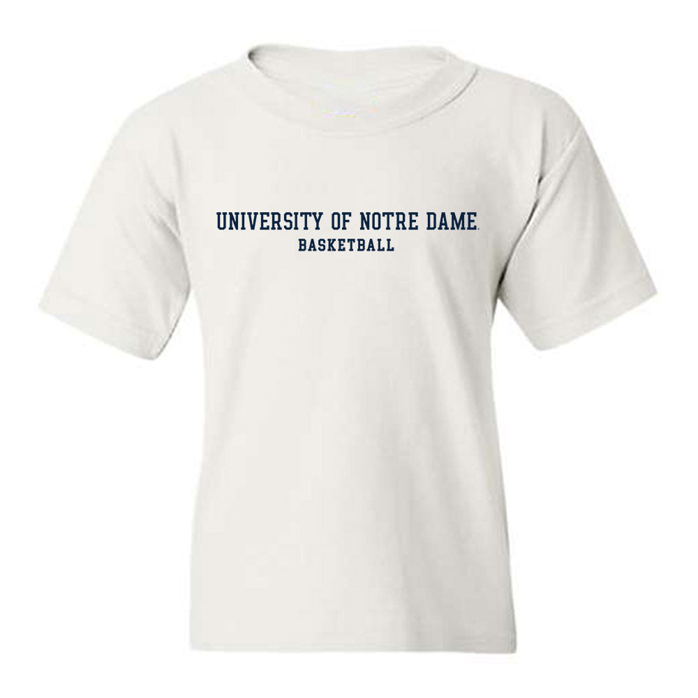 Notre Dame - NCAA Men's Basketball : Jacob Burow - Classic Fashion Shersey Youth T-Shirt-0