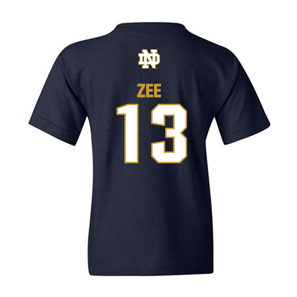 Notre Dame - NCAA Baseball : Jamie Zee - Classic Fashion Shersey Youth T-Shirt-1