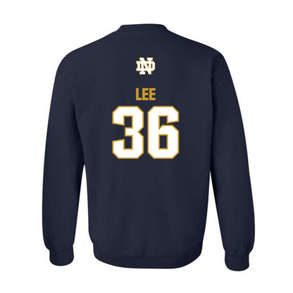 Notre Dame - NCAA Baseball : Oisin Lee - Classic Fashion Shersey Crewneck Sweatshirt