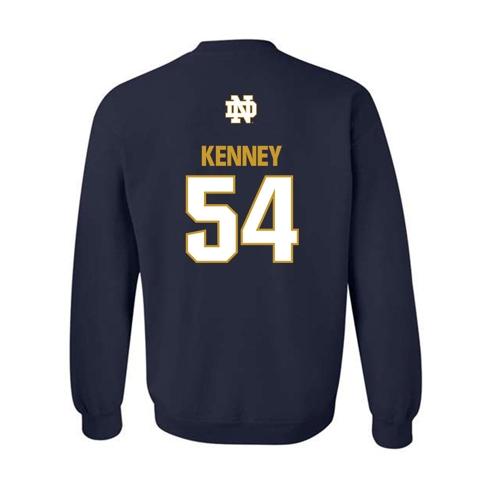 Notre Dame - NCAA Men's Lacrosse : James Kenney - Classic Fashion Shersey Crewneck Sweatshirt