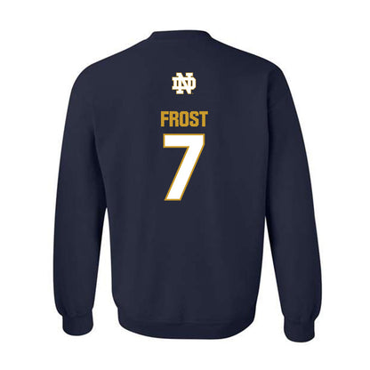 Notre Dame - NCAA Men's Basketball : Ryder Frost - Classic Fashion Shersey Crewneck Sweatshirt-1