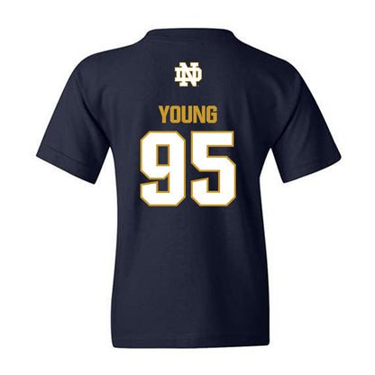 Notre Dame - NCAA Football : Bryce Young - Classic Fashion Shersey Youth T-Shirt-1
