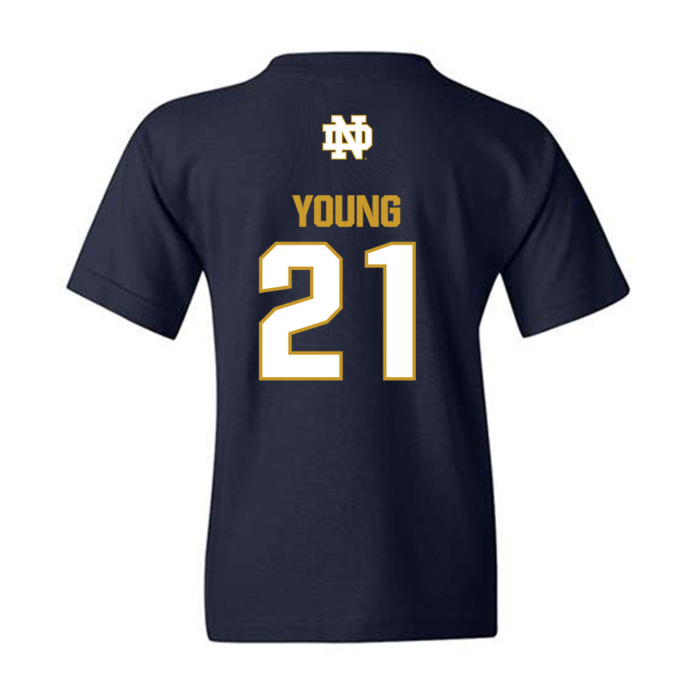 Notre Dame - NCAA Football : Kedren Young - Classic Fashion Shersey Youth T-Shirt-1