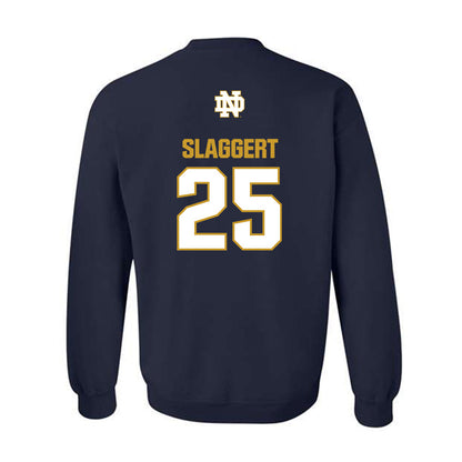 Notre Dame - NCAA Men's Ice Hockey : Carter Slaggert - Classic Fashion Shersey Crewneck Sweatshirt-1