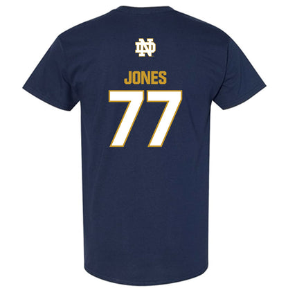 Notre Dame - NCAA Football : Peter Jones - Classic Fashion Shersey T-Shirt-1