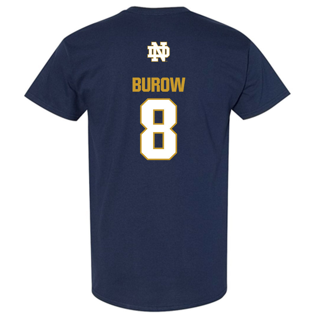 Notre Dame - NCAA Men's Basketball : Jacob Burow - Classic Fashion Shersey T-Shirt-1