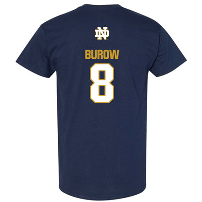 Notre Dame - NCAA Men's Basketball : Jacob Burow - Classic Fashion Shersey T-Shirt-1