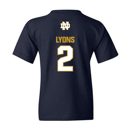 Notre Dame - NCAA Women's Lacrosse : Abigail Lyons - Classic Fashion Shersey Youth T-Shirt-1