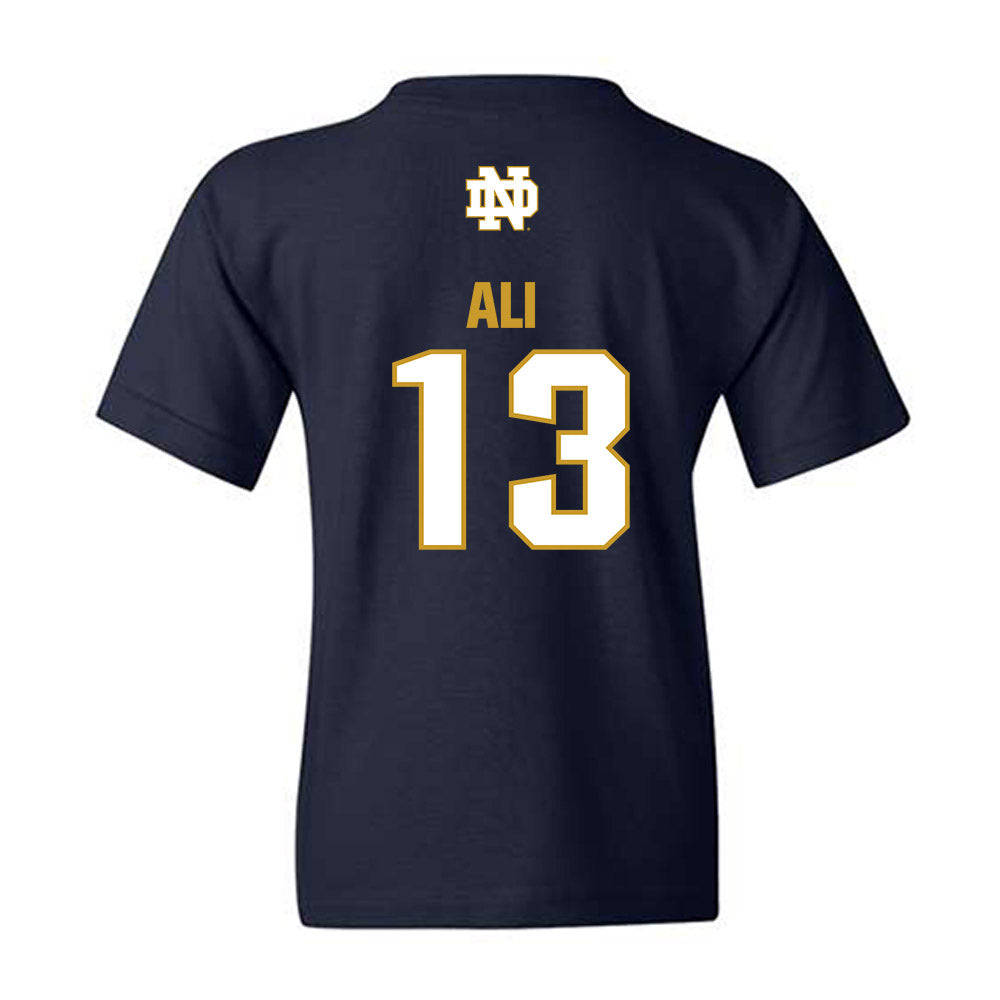 Notre Dame - NCAA Men's Ice Hockey : Brennan Ali - Classic Fashion Shersey Youth T-Shirt-1