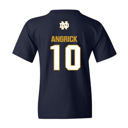 Notre Dame - NCAA Men's Lacrosse : Will Angrick - Classic Fashion Shersey Youth T-Shirt-1