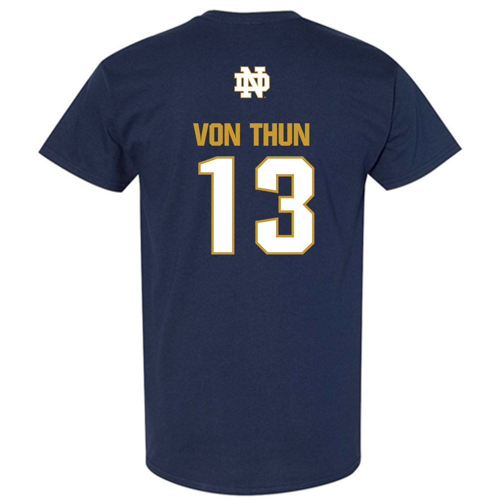 Notre Dame - NCAA Men's Soccer : Martin von Thun - Classic Fashion Shersey T-Shirt-1