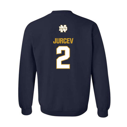 Notre Dame - NCAA Men's Ice Hockey : Jimmy Jurcev - Classic Fashion Shersey Crewneck Sweatshirt