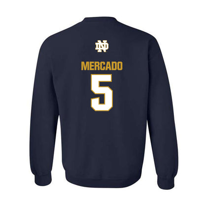 Notre Dame - NCAA Women's Volleyball : Carla Mercado - Classic Fashion Shersey Crewneck Sweatshirt-1