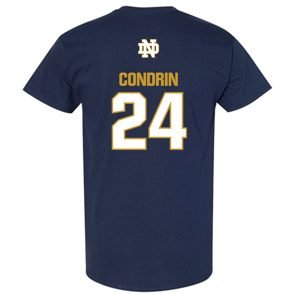 Notre Dame - NCAA Baseball : Luke Condrin - Classic Fashion Shersey T-Shirt-1