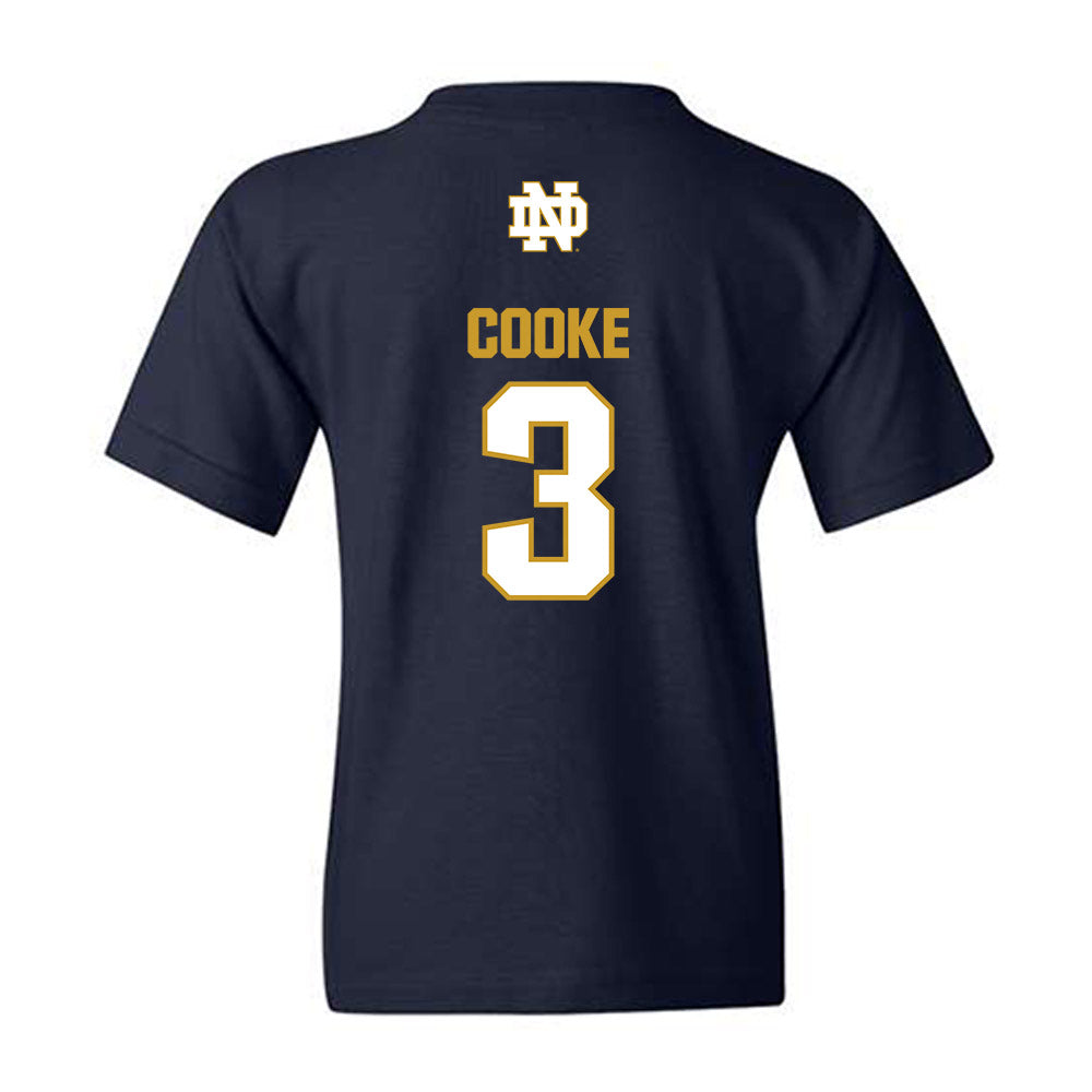 Notre Dame - NCAA Men's Lacrosse : Declan Cooke - Classic Fashion Shersey Youth T-Shirt-1