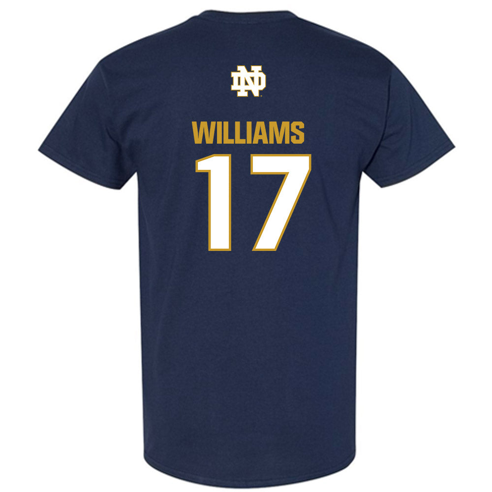 Notre Dame - NCAA Football : Cam Williams - Classic Fashion Shersey T-Shirt-1