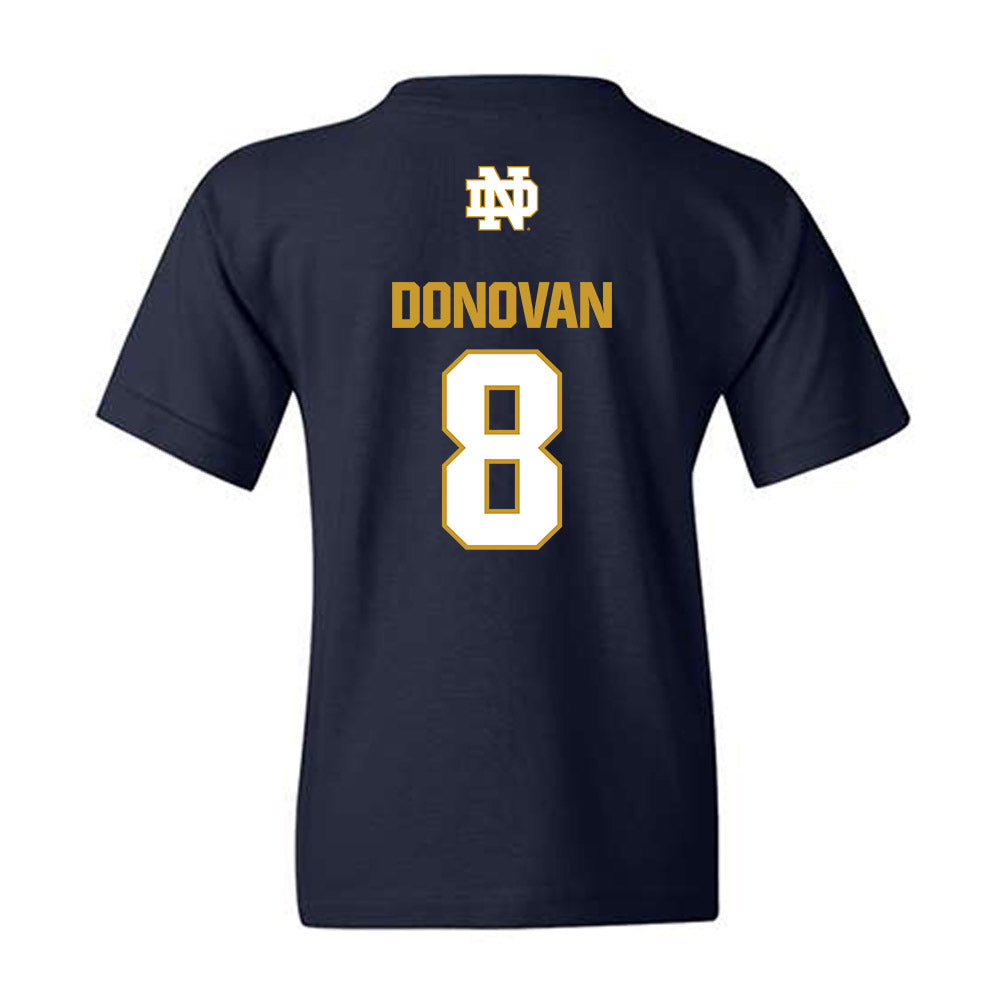 Notre Dame - NCAA Men's Lacrosse : Andrew Donovan - Classic Fashion Shersey Youth T-Shirt-1