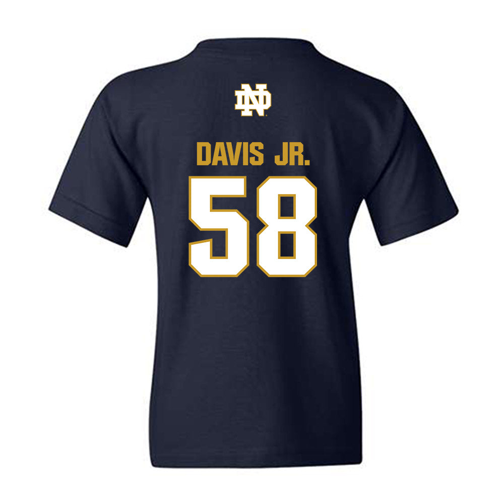 Notre Dame - NCAA Football : Thomas Davis Jr. - Classic Fashion Shersey Youth T-Shirt-1