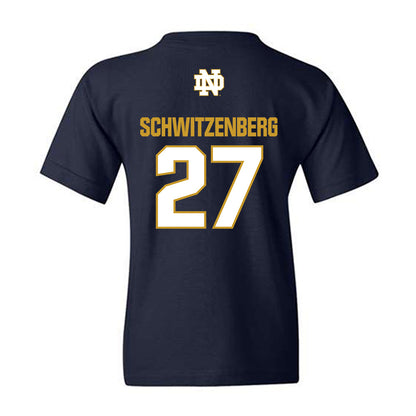 Notre Dame - NCAA Men's Lacrosse : Nate Schwitzenberg - Classic Fashion Shersey Youth T-Shirt-1