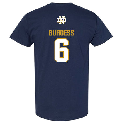 Notre Dame - NCAA Football : Christopher Burgess - Classic Fashion Shersey T-Shirt-1