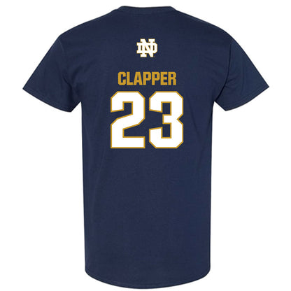 Notre Dame - NCAA Football : Jakobe Clapper - Classic Fashion Shersey T-Shirt-1