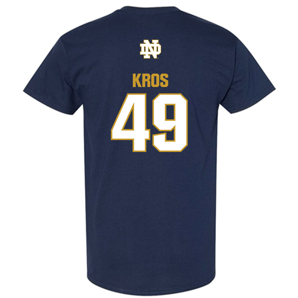 Notre Dame - NCAA Football : Andrew Kros - Classic Fashion Shersey T-Shirt-1