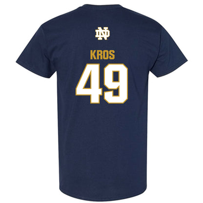 Notre Dame - NCAA Football : Andrew Kros - Classic Fashion Shersey T-Shirt-1