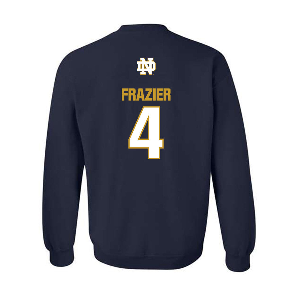 Notre Dame - NCAA Football : Bubba Frazier - Classic Fashion Shersey Crewneck Sweatshirt-1