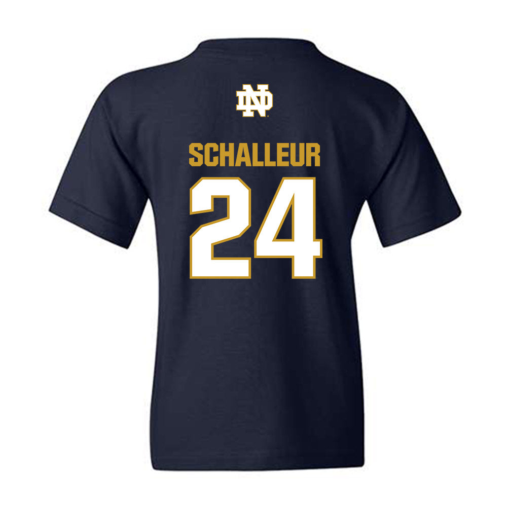 Notre Dame - NCAA Women's Lacrosse : Bailey Schalleur - Classic Fashion Shersey Youth T-Shirt-1