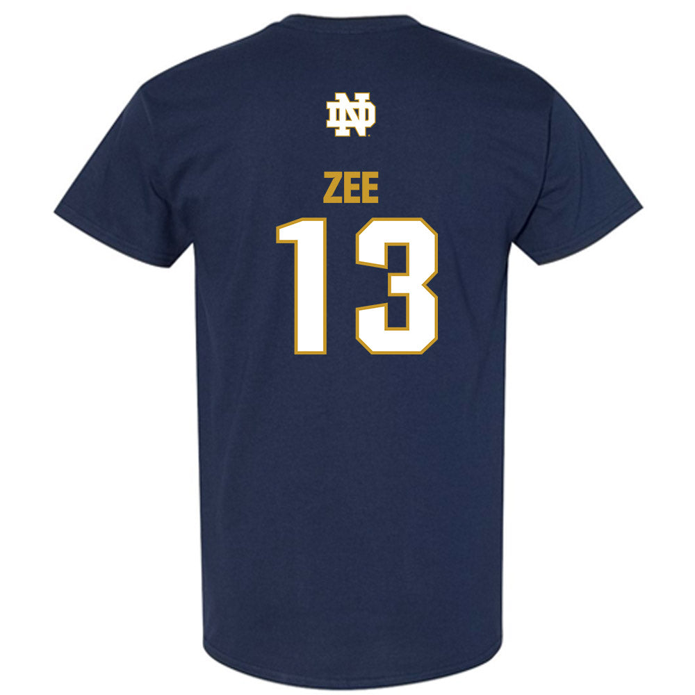 Notre Dame - NCAA Baseball : Jamie Zee - Classic Fashion Shersey T-Shirt-1