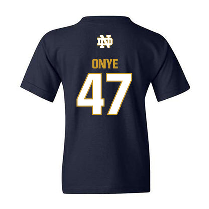 Notre Dame - NCAA Football : Jason Onye - Classic Fashion Shersey Youth T-Shirt-1