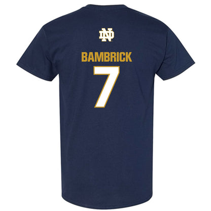 Notre Dame - NCAA Men's Lacrosse : Joey Bambrick - Classic Fashion Shersey T-Shirt-1