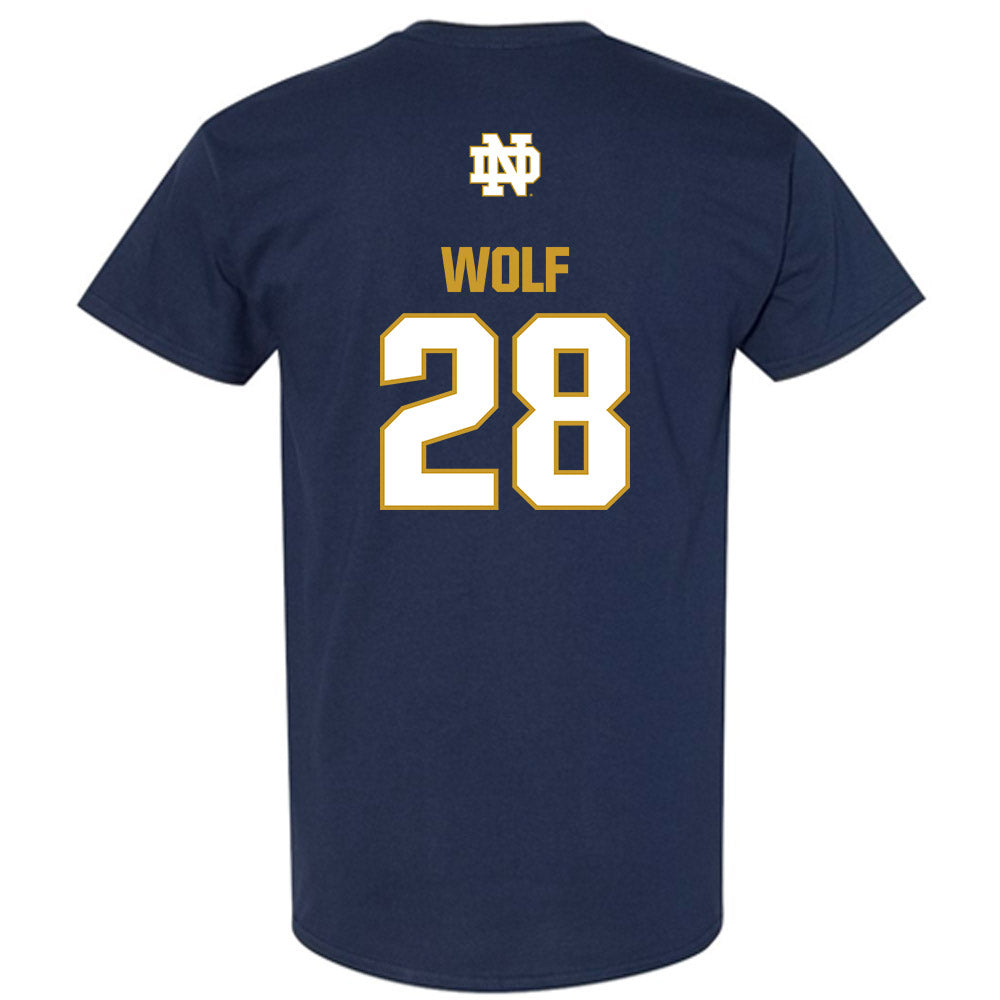 Notre Dame - NCAA Baseball : Rhys Wolf - Classic Fashion Shersey T-Shirt-1