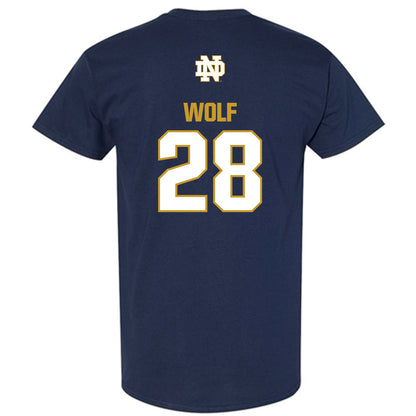 Notre Dame - NCAA Baseball : Rhys Wolf - Classic Fashion Shersey T-Shirt-1