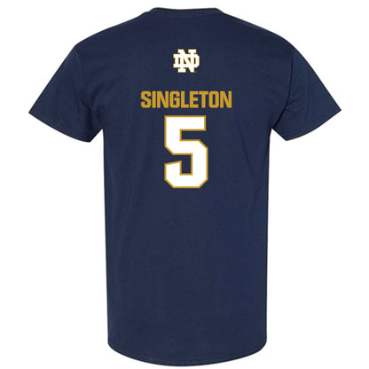 Notre Dame - NCAA Baseball : Dylan Singleton - Classic Fashion Shersey T-Shirt-1